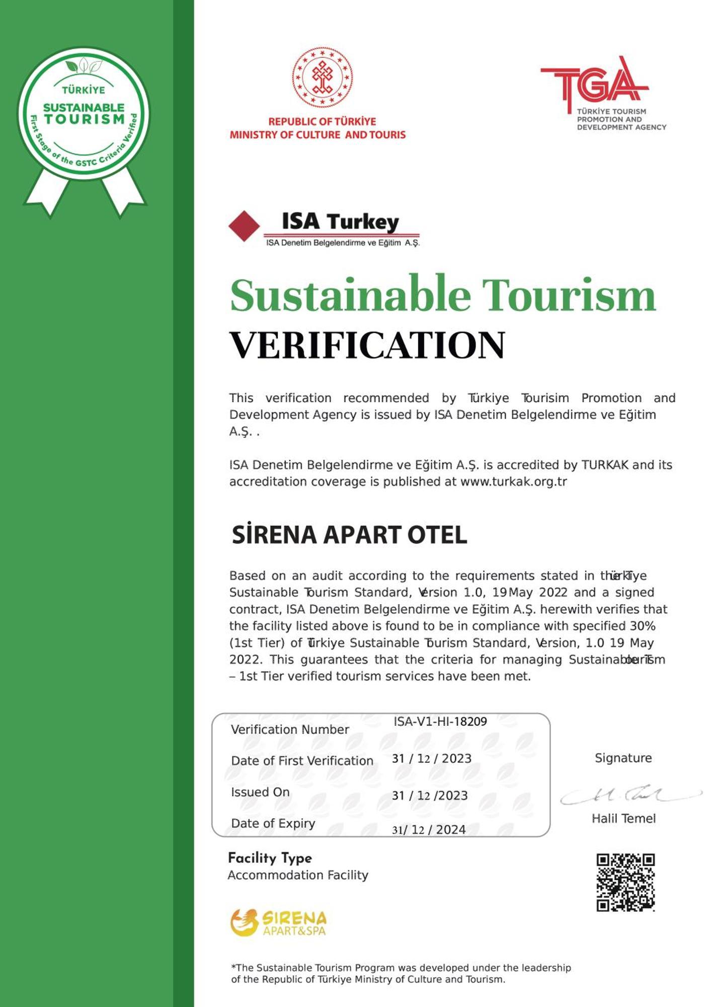 Sirena Apart & Spa Antalya Exteriér fotografie